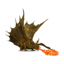 D&D Nolzurs Marvelous Miniatures Adult Gold Dragon