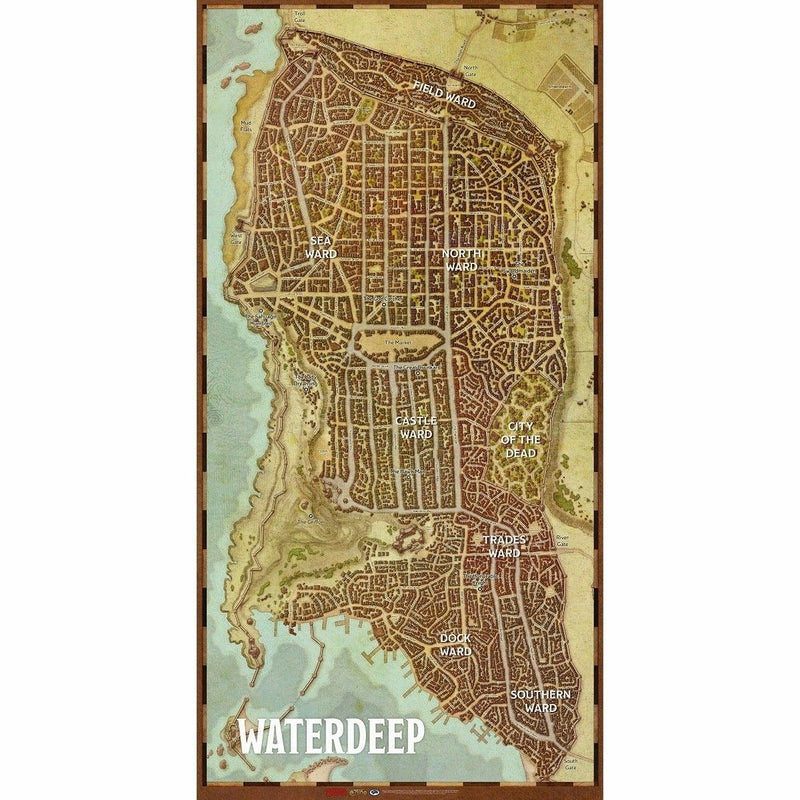 Dungeons & Dragons D&D (Map) Waterdeep Map Set