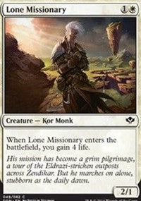 Lone Missionary [Duel Decks: Speed vs. Cunning]