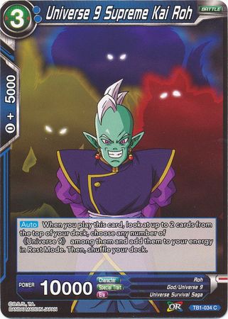 Universe 9 Supreme Kai Roh [TB1-034]