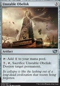 Unstable Obelisk [Commander 2014]