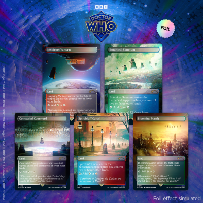 Magic the Gathering - Secret Lair - The Dalek Lands (Foil Edition)