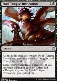 Foul-Tongue Invocation [Dragons of Tarkir]