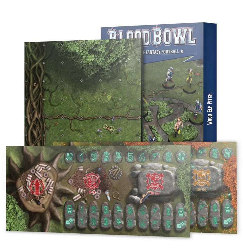 Blood Bowl: Wood Elf Pitch & Dugouts