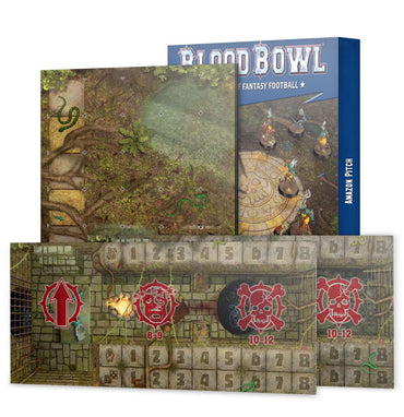 Blood Bowl: Amazons Team Pitch & Dugouts