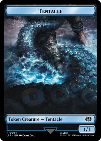 Food (09) // Tentacle Double-Sided Token [The Lord of the Rings: Tales of Middle-Earth Tokens]