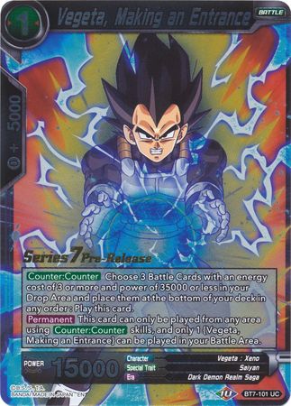 Vegeta, Making an Entrance [BT7-101_PR]