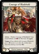 Courage of Bladehold (Rainbow Foil) [CRU081-RF] Unlimited Rainbow Foil
