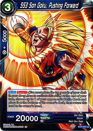 SS3 Son Goku, Pushing Forward [BT6-029]