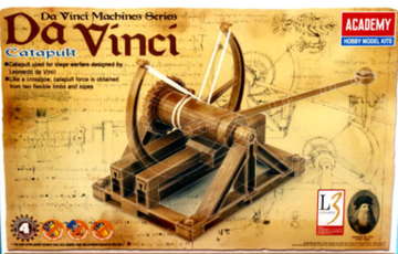 Academy 18137 Davinci Catapult Machine Plastic Model Kit