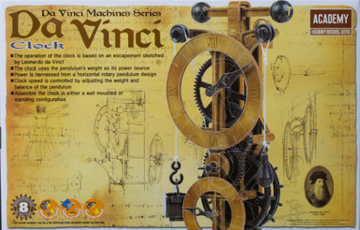 Academy 18150 Davinci Clock Plastic Model Kit