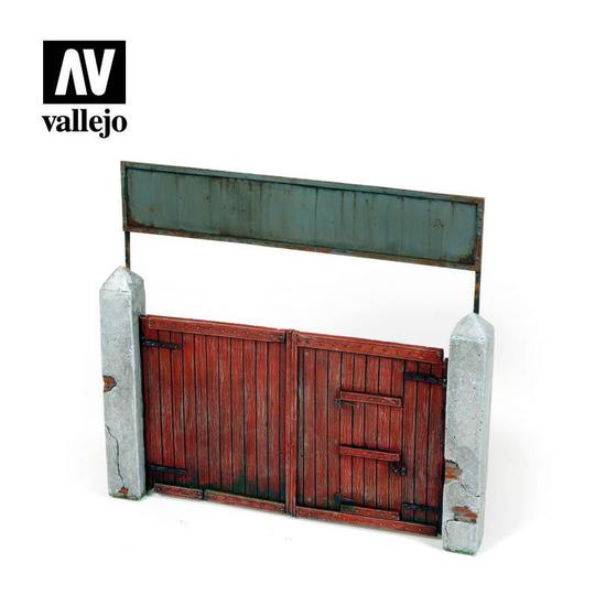 Vallejo - Scenic Accessories - Village Gate 15x15 cm