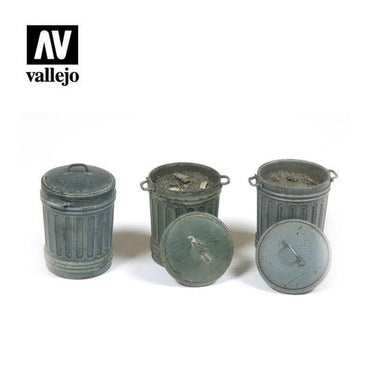 Vallejo SC212 Garbage Bins #1 Diorama Accessory