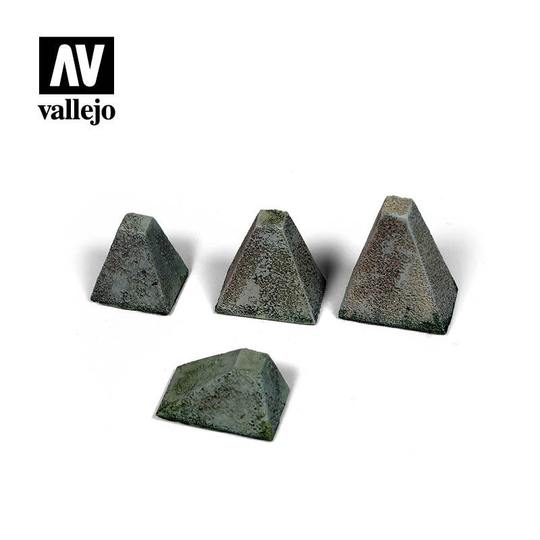 Vallejo - Scenic Accessories - Höckerhindernis “Type 38” (Anti-Tank Barriers)