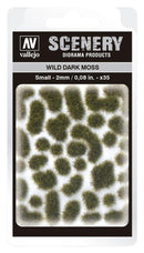 Vallejo - Scenery - 2mm Wild Tuft - Dark Moss