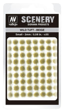Vallejo - Scenery - 2mm Wild Tuft - Beige