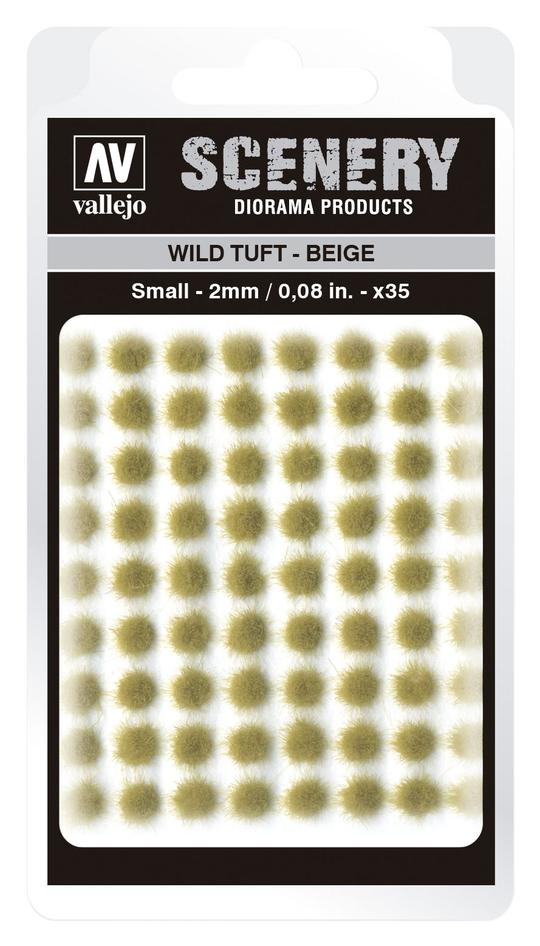 Vallejo - Scenery - 2mm Wild Tuft - Beige