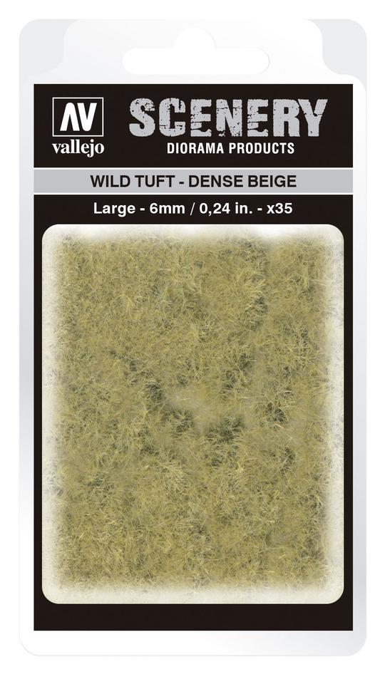 Vallejo - Scenery - 6mm Wild Tuft - Dense Beige