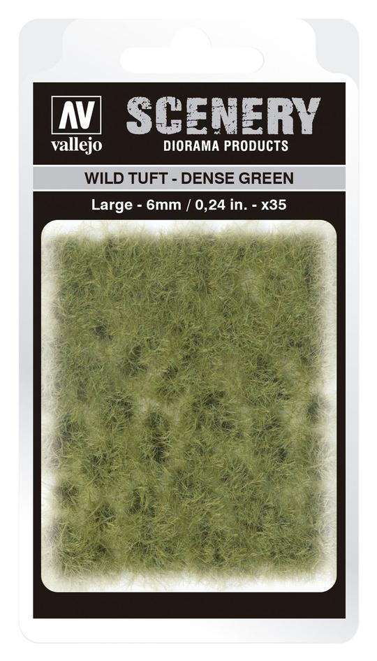 Vallejo - Scenery - 6mm Wild Tuft - Dense Green