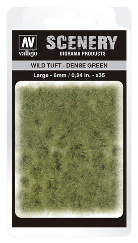 Vallejo - Scenery - 6mm Wild Tuft - Dense Green