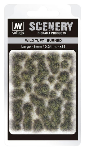 Vallejo SC414 6mm Wild Tuft - Large - Burned Diorama Accessory