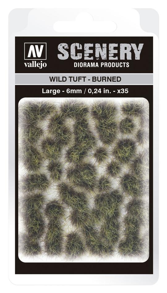 Vallejo - Scenery - Wild Tuft - Large - Burned