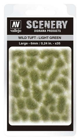 Vallejo SC417 6mm Wild Tuft - Large - Light Green Diorama Accessory
