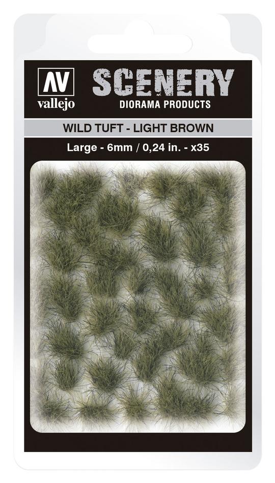 Vallejo SC418 6mm Wild Tuft - Large - Light Brown Diorama Accessory