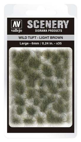 Vallejo SC418 6mm Wild Tuft - Large - Light Brown Diorama Accessory
