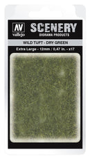 Vallejo - Scenery - 12mm Wild Tuft - Dry Green