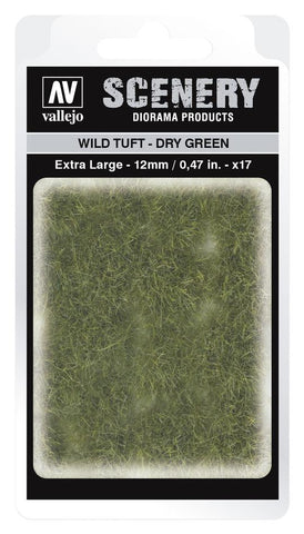 Vallejo - Scenery - 12mm Wild Tuft - Dry Green
