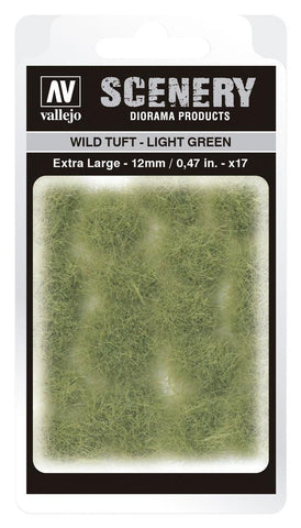 Vallejo SC426 12mm Wild Tuft - Extra Large - Light Green Diorama Accessory