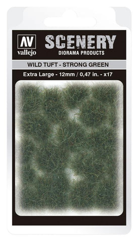 Vallejo SC427 12mm Wild Tuft - Extra Large - Strong Green Diorama Accessory