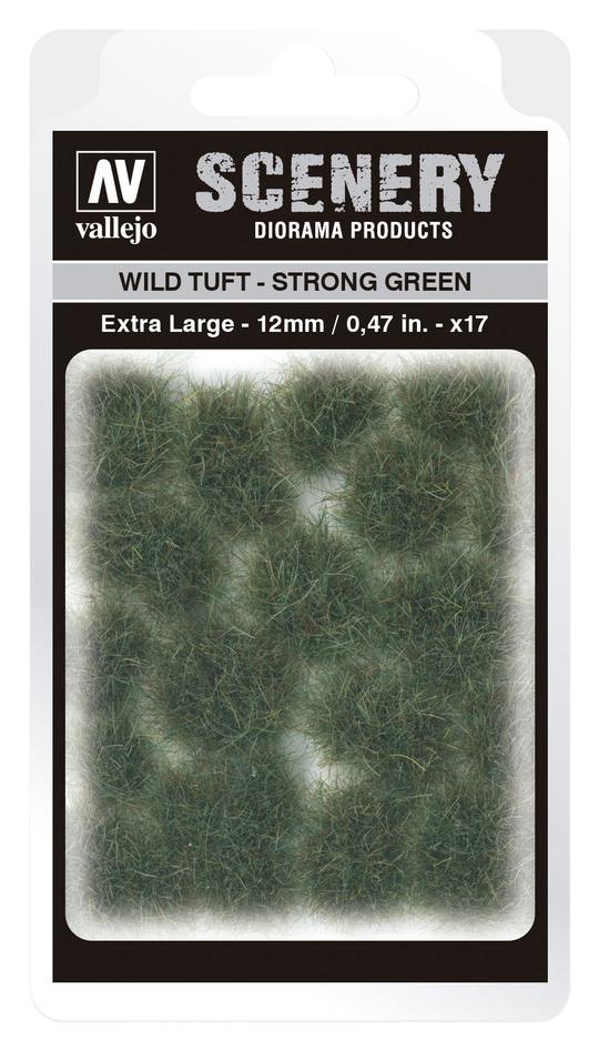 Vallejo - Scenery - Wild Tuft - Extra Large - Strong Green