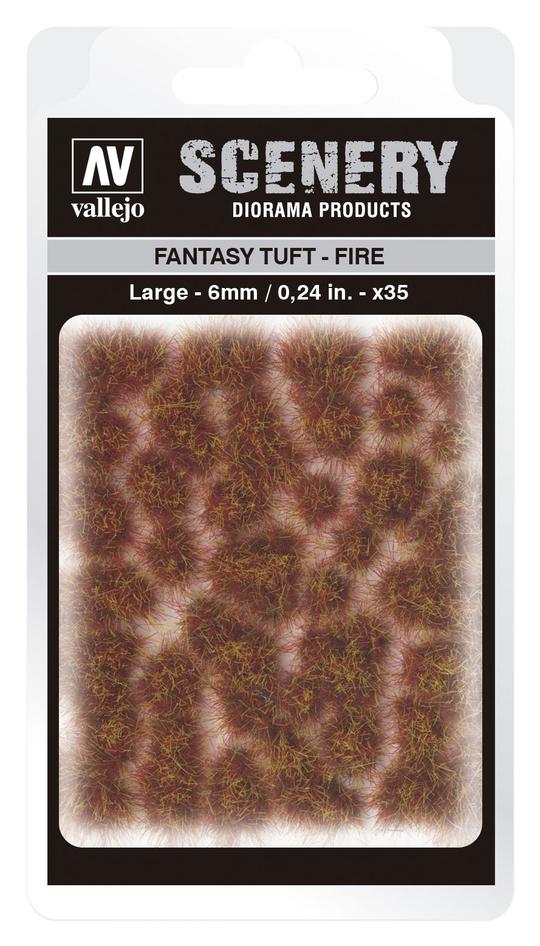 Vallejo - Scenery - Fantasy Tuft - Large - Fire