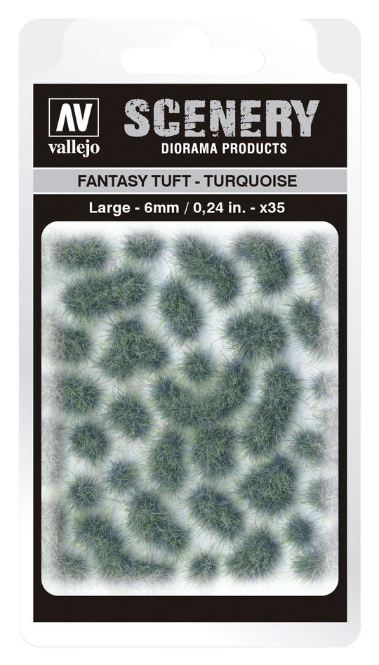 Vallejo - Scenery - Fantasy Tuft - Large - Turquoise