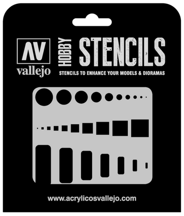 Vallejo ST-AIR003 1/35 Access Trap Doors Stencil