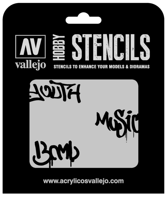 Vallejo - Stencils - 1/35 Street Art Num. 1