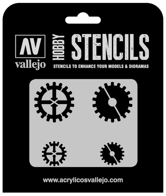 Vallejo - Stencils - Gear Markings