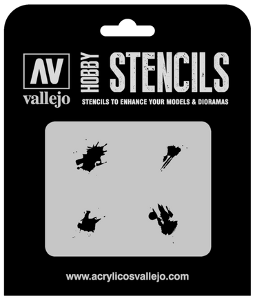 Vallejo ST-TX004 1/35 Petrol Spills Stencil