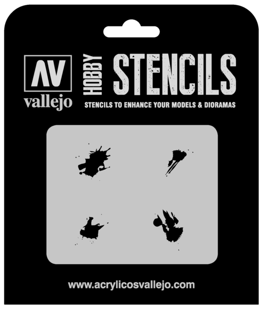 Vallejo - Stencils - 1/35 Petrol Spills