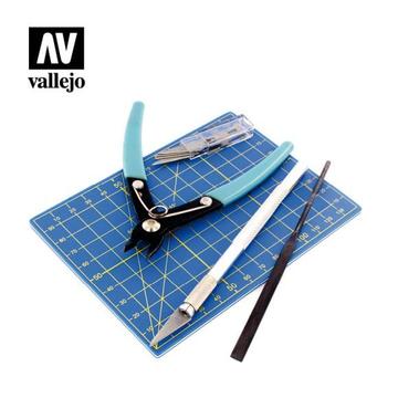 Vallejo - Hobby Tools - 9pc Plastic Modelling Tool set