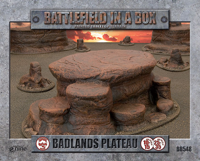 Battlefield in a Box - Badlands - Plateau - Mars (x1) -  30mm