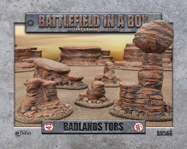 Battlefield in a Box: Badlands: Tors - Mars (x5) -  30mm