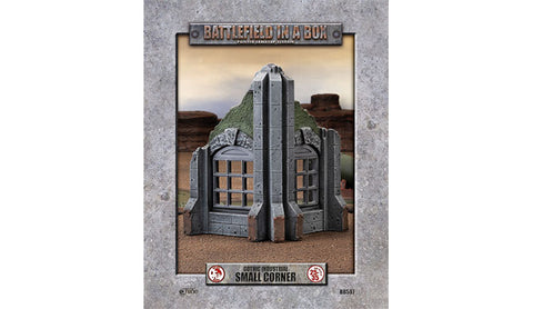 Battlefield in a Box - Gothic Industrial - Small Corner (x1) - 30mm