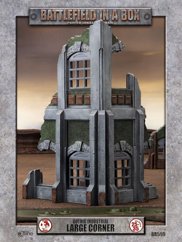 Battlefield in a Box: Gothic Industrial - Large Corner (x1) - 30mm