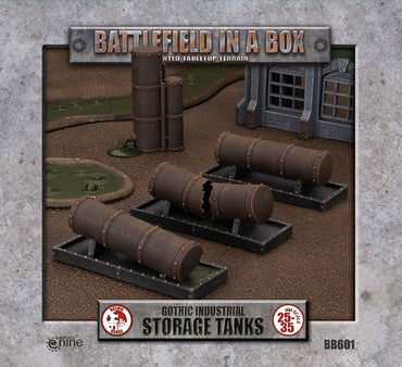 Battlefield in a Box: Gothic Industrial - Tanks (x3) - 30mm