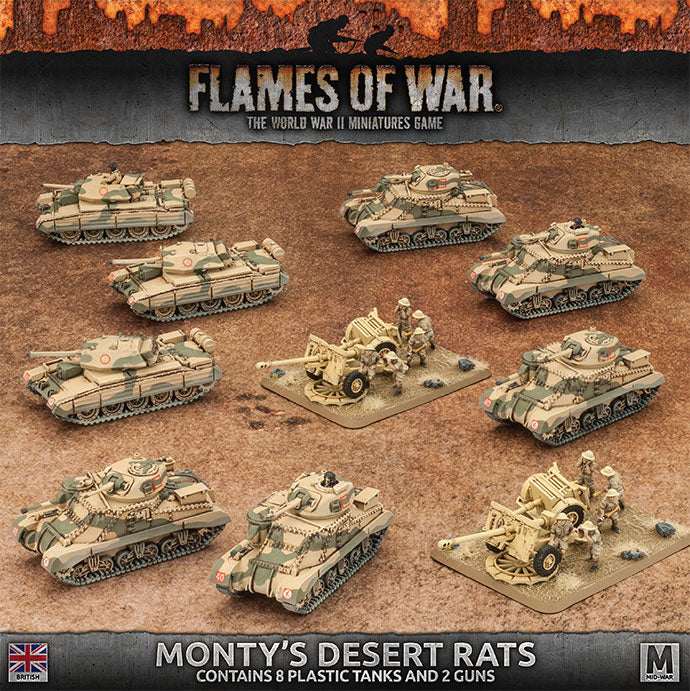 Flames of War - Monty's Desert Rats (Starter Army Box)