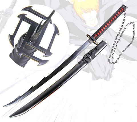 Bleach Ichigo Kurosaki Bankai Tensa Zangetsu Sword