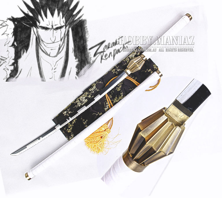 Bleach 11th Division Captain Zaraki Kenpachi's Nozarashi Zanpakuto Sword